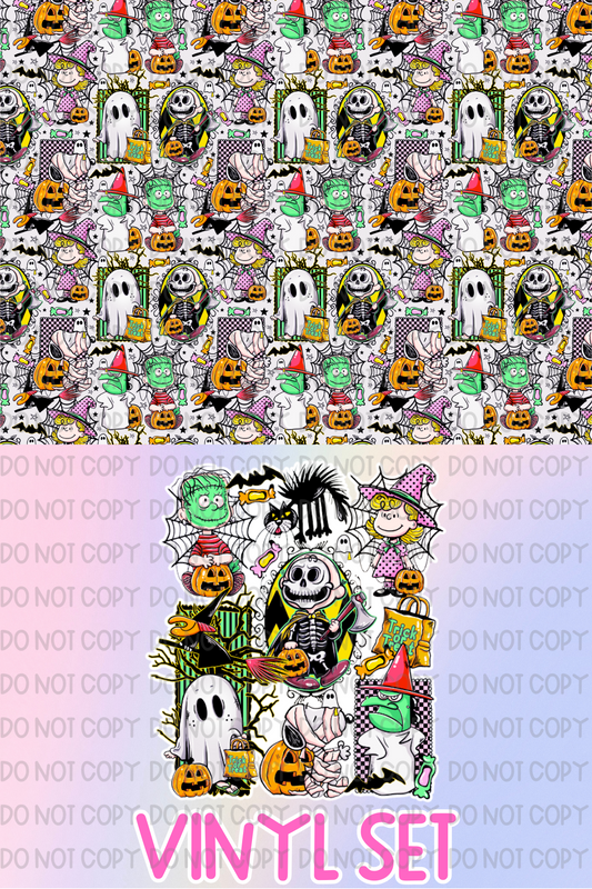 Halloween Peanuts Vinyl Set