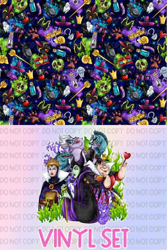 Villains Vinyl Set