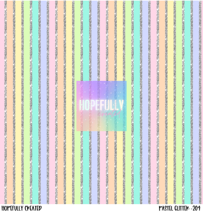 Pastel Glitter Vinyl Collection- 204