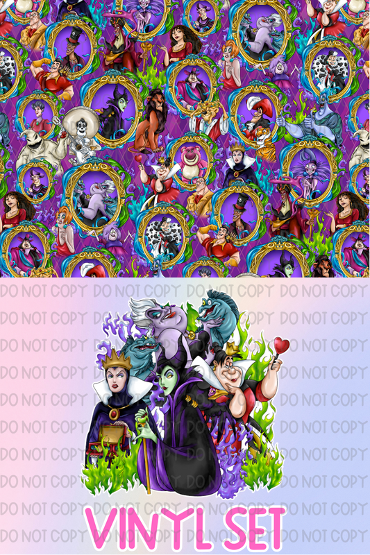 Villains Vinyl Set