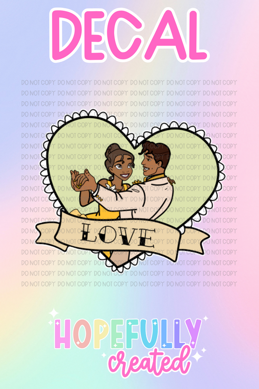 Princess Tattoo Decal-438 VIP