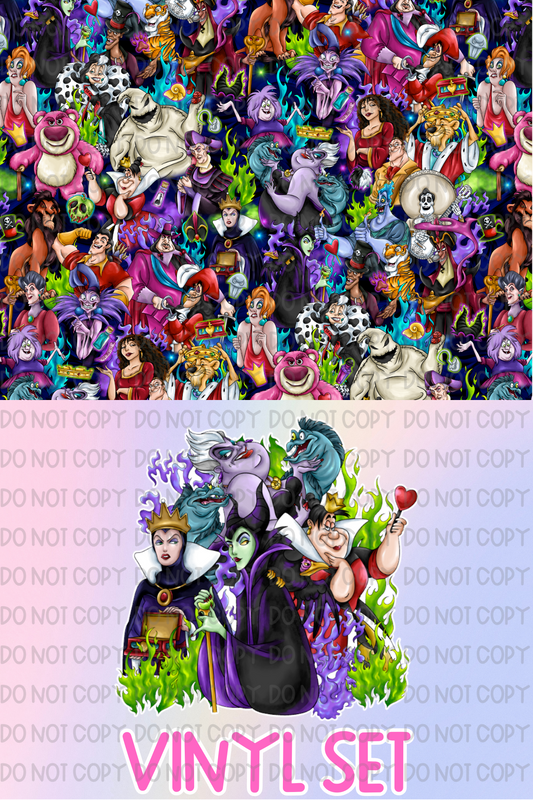 Villains Vinyl Set