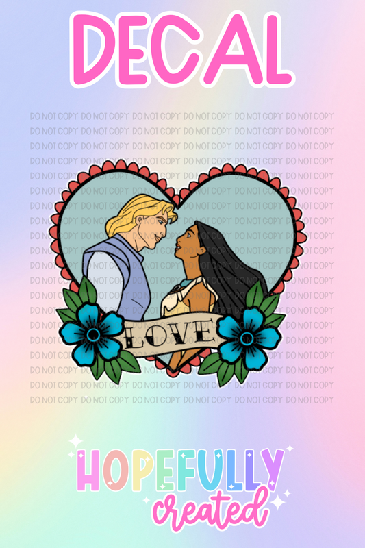 Princess Tattoo Decal-437 VIP