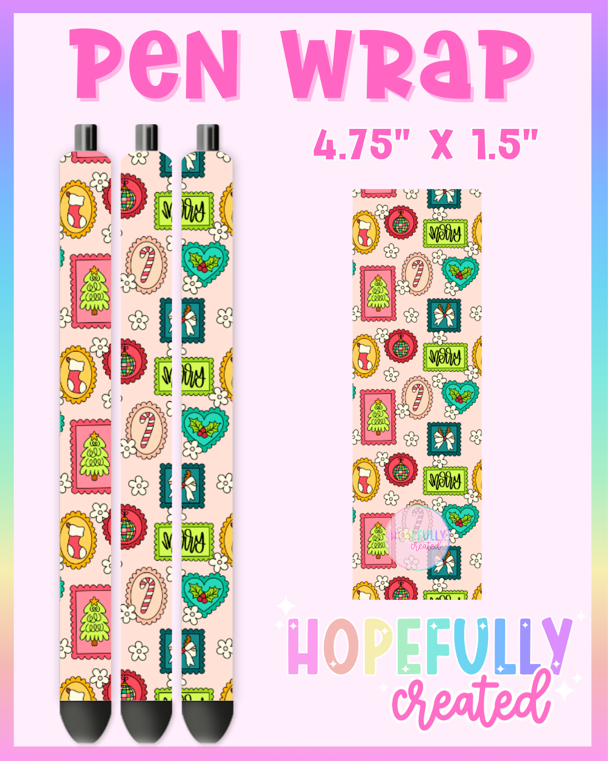 Christmas Stamps Vinyl Collection - 3393