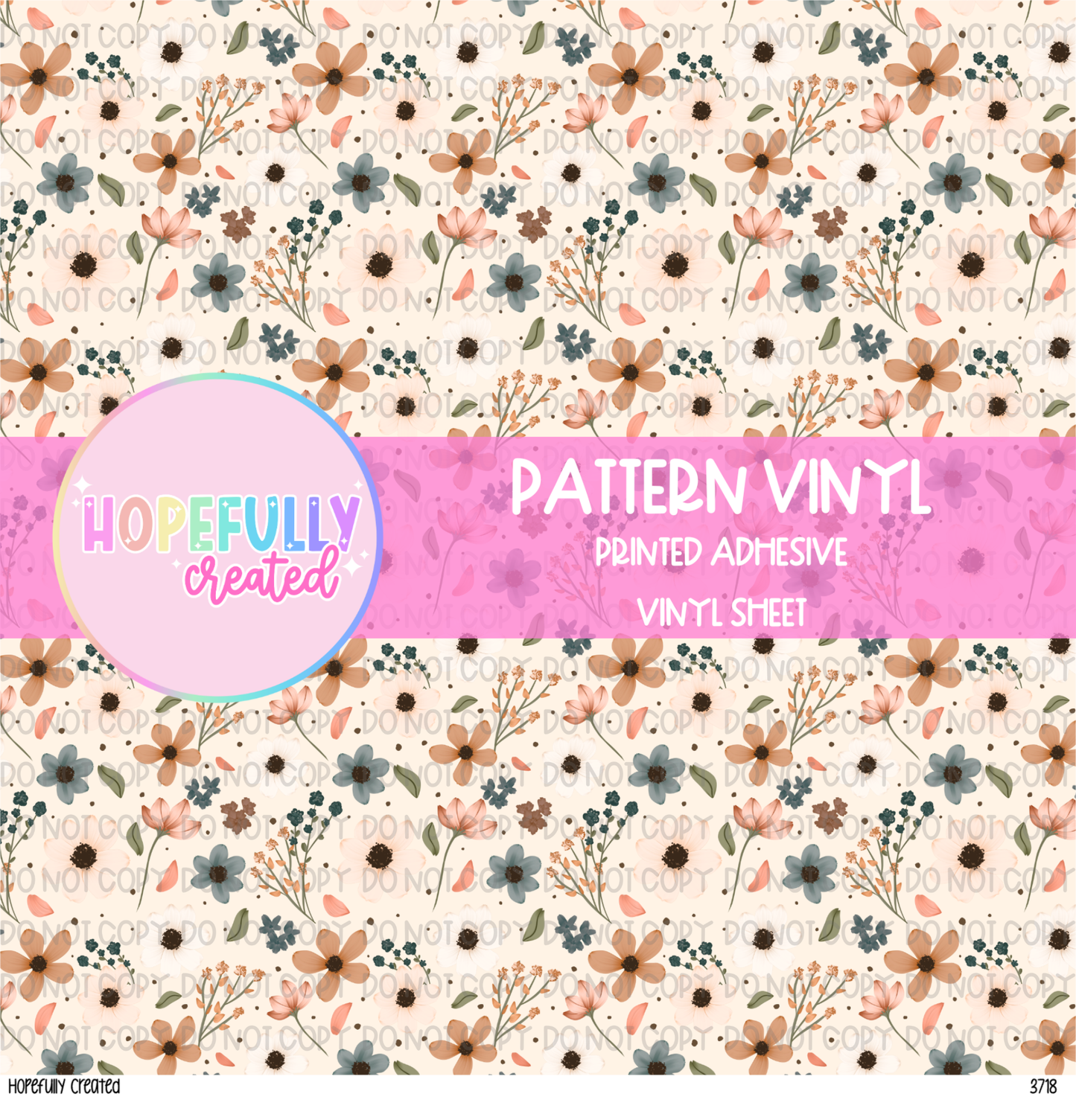 Floral Vinyl Collection - 3718