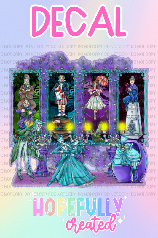 Haunted Mansion Decal-813 VIP