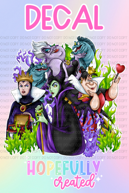 Villains Decal-811 VIP