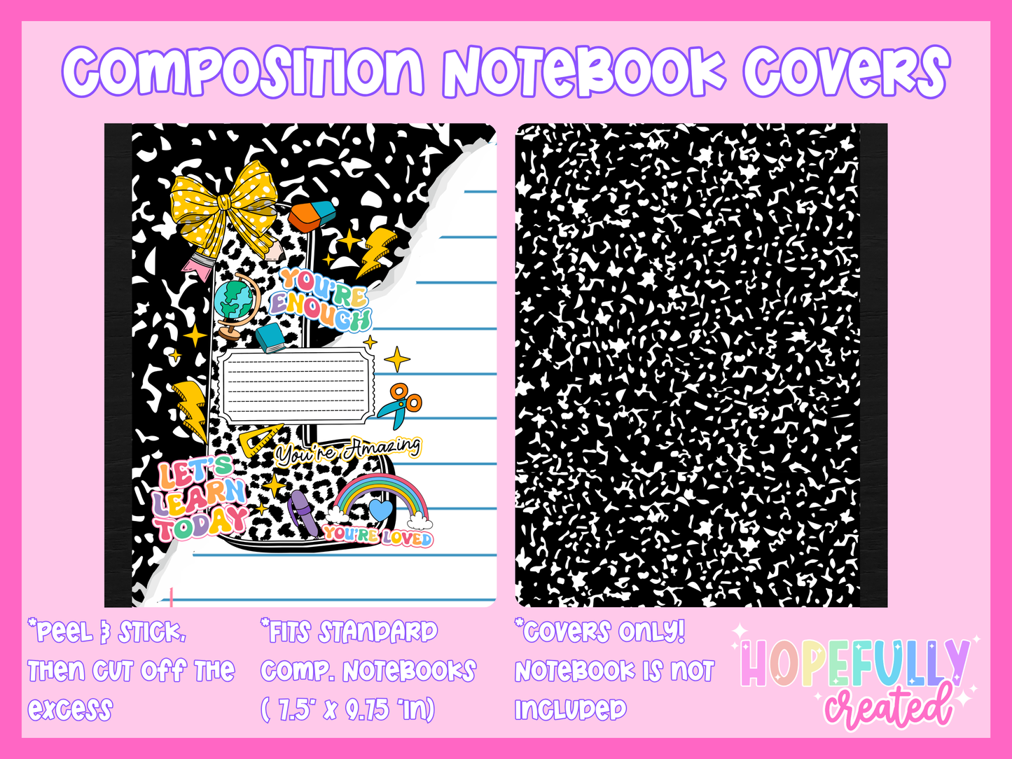 Initial Composition Notebook Cover