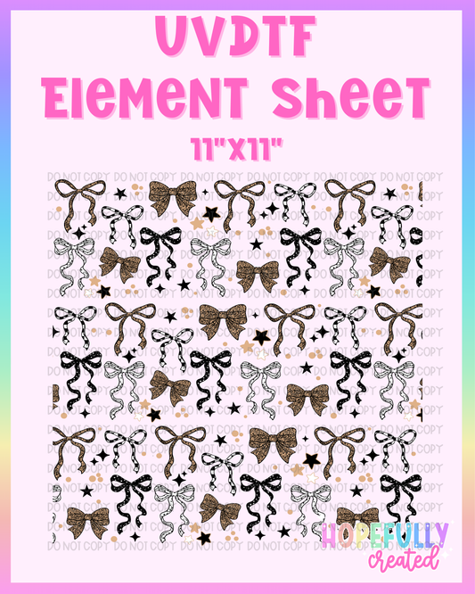 Pattern Bows UVDTF Element Sheet