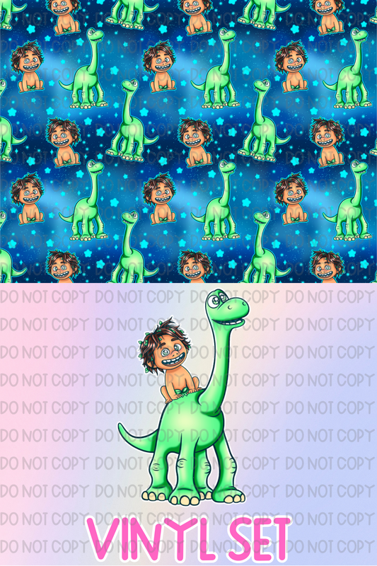 Dino Vinyl Set
