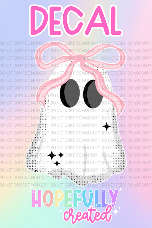 Pink Ghost Decal-1027