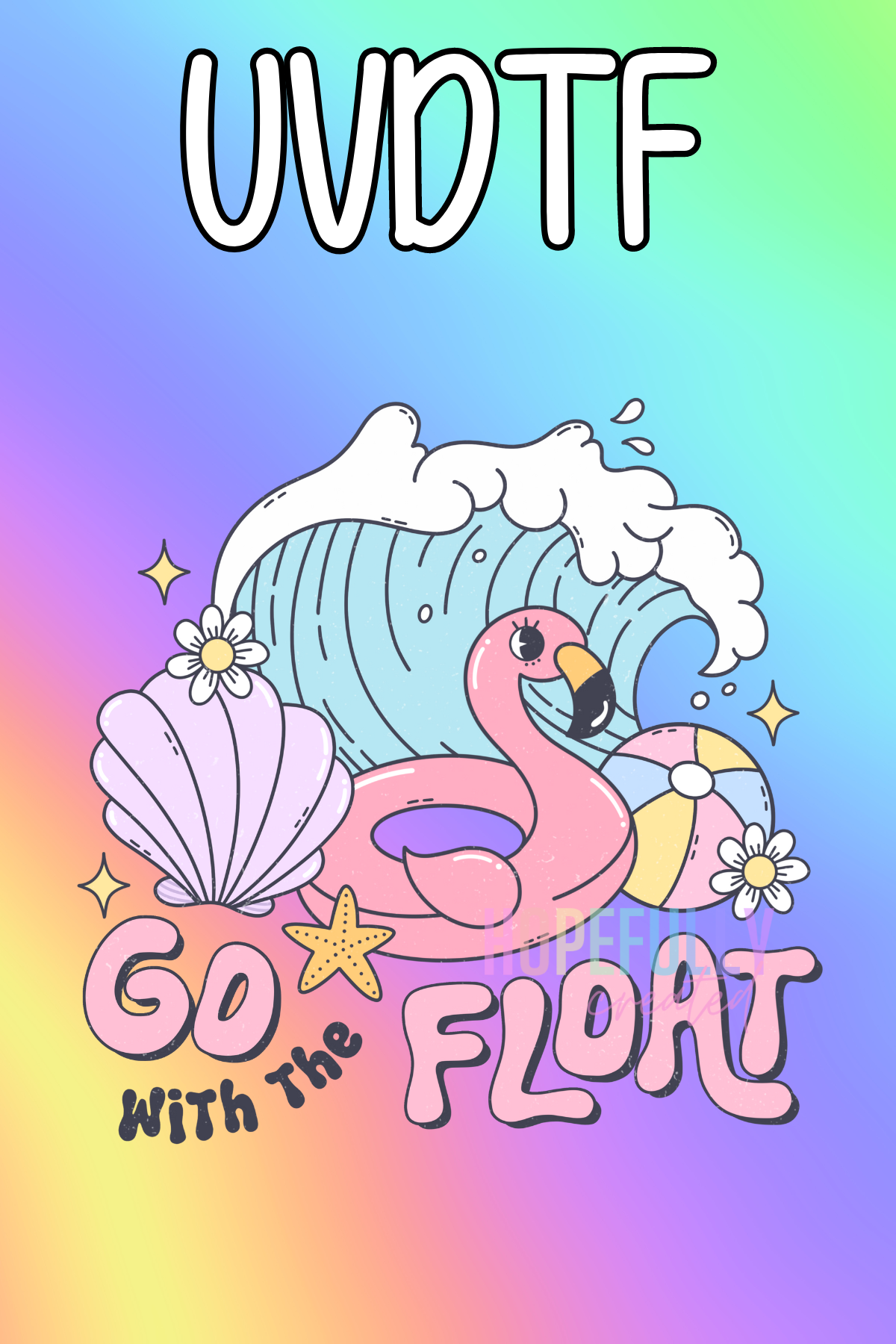 Go with the Float UVDTF Decal