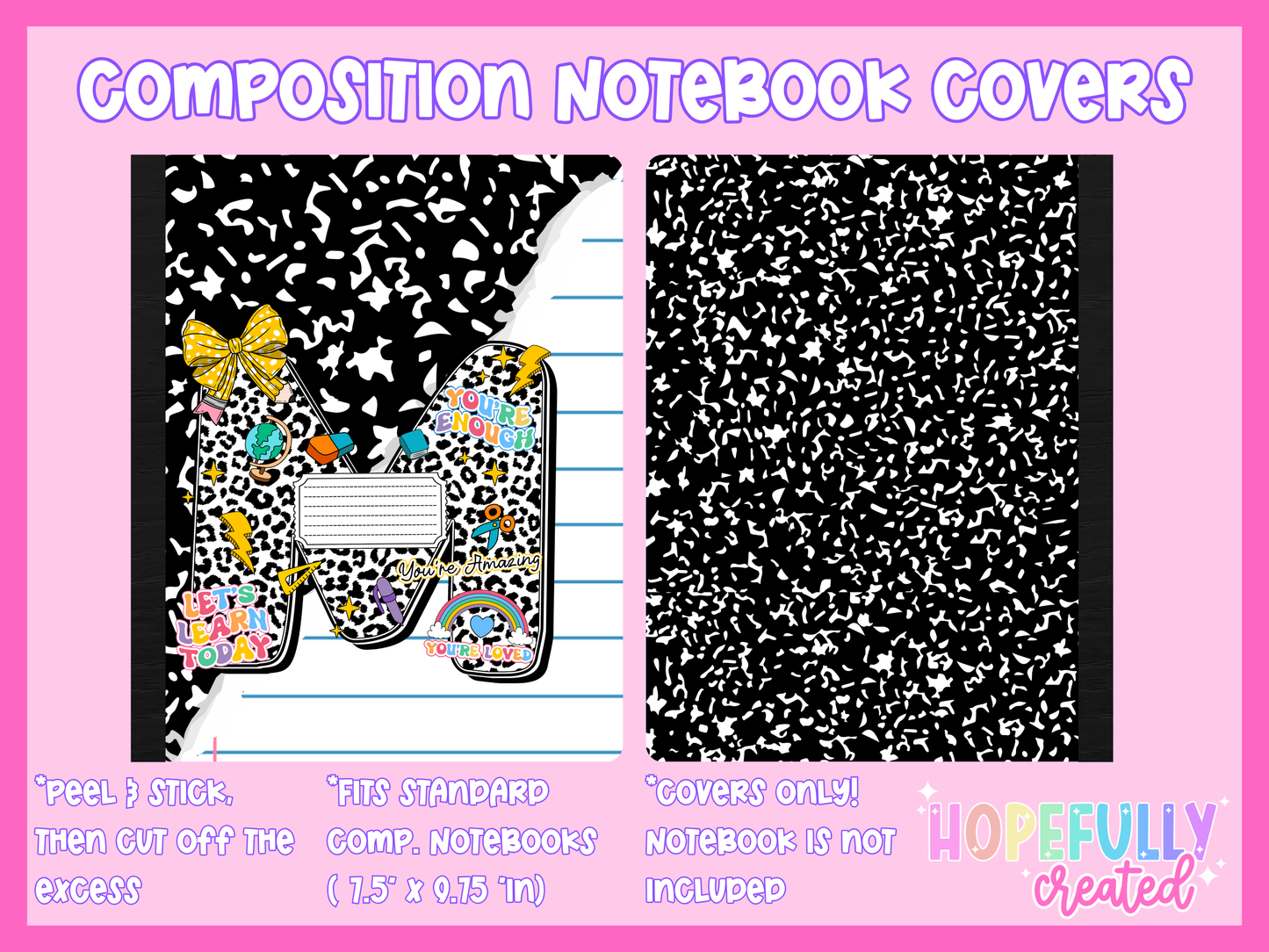 Initial Composition Notebook Cover