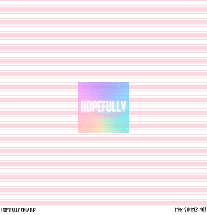 Pink Stripes Vinyl Collection - 403
