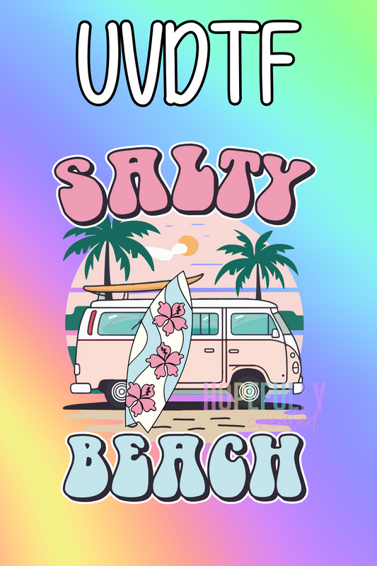 Salty Beach UVDTF Decal