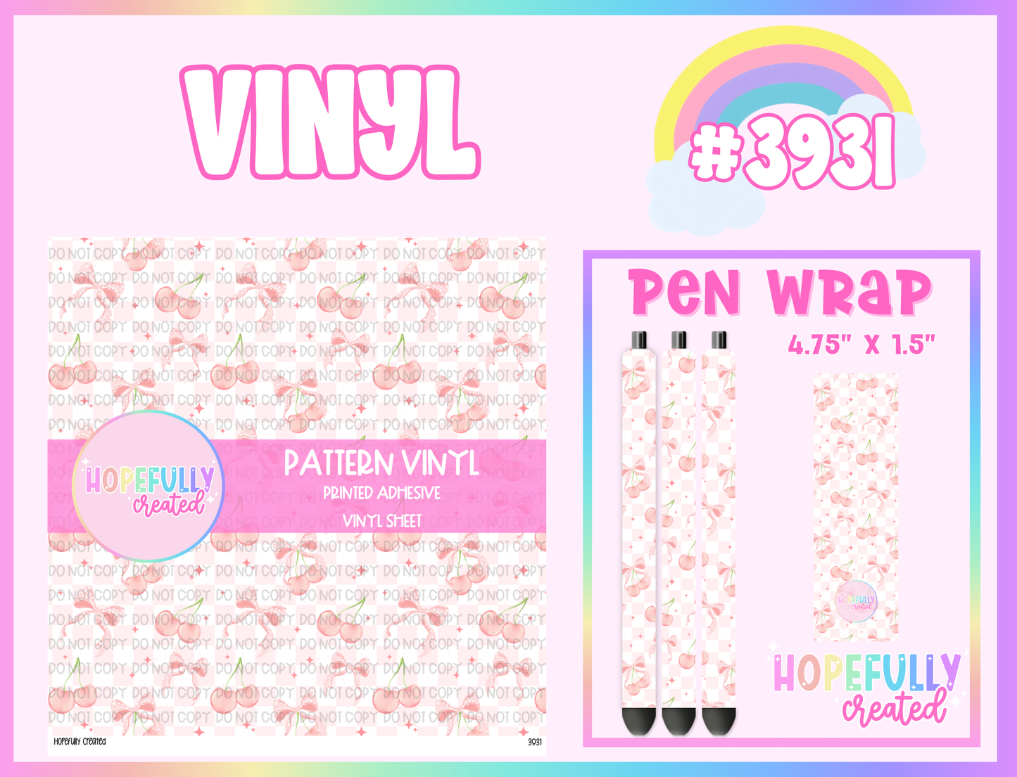 Pink Cherry Vinyl Collection - 3931