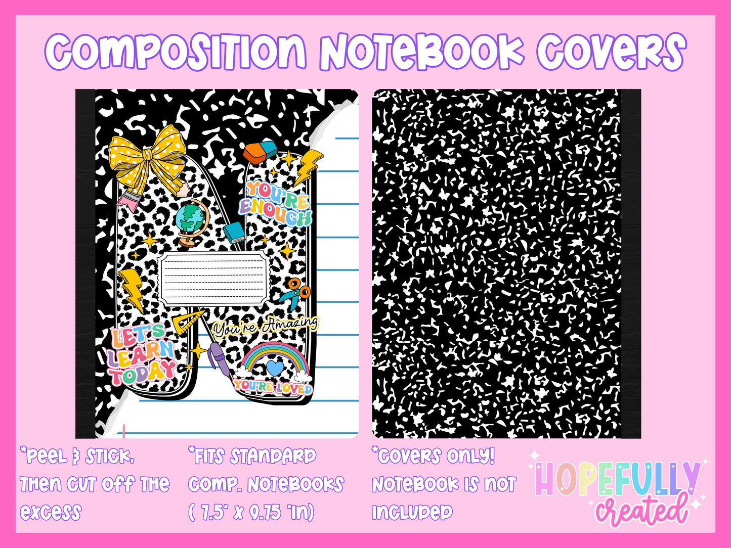 Initial Composition Notebook Cover
