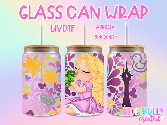 Princess Rap UVDTF Glass Can Wrap