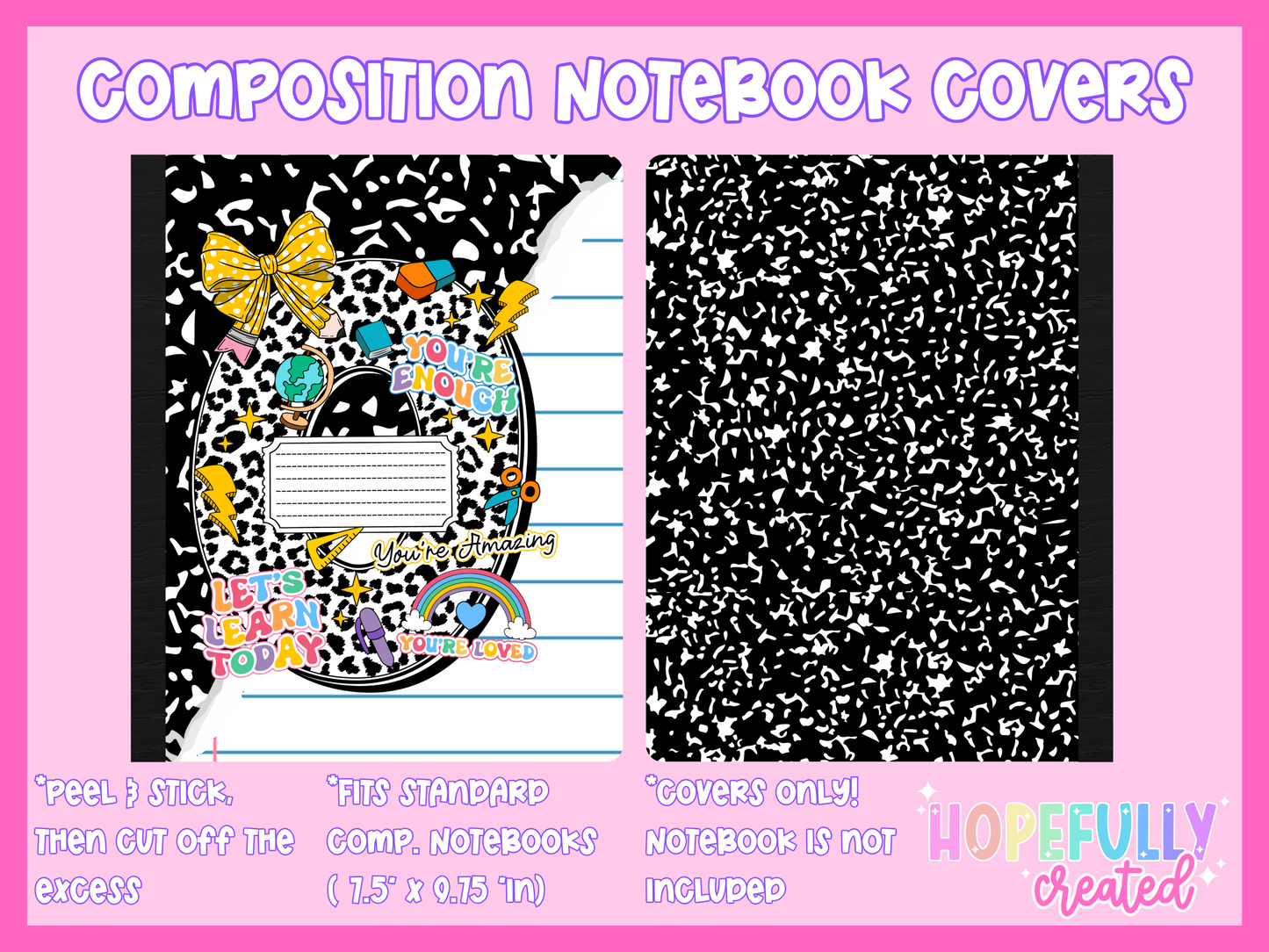Initial Composition Notebook Cover