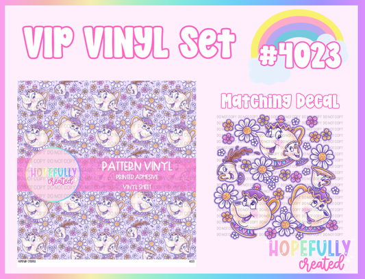 Teacups Vinyl Set
