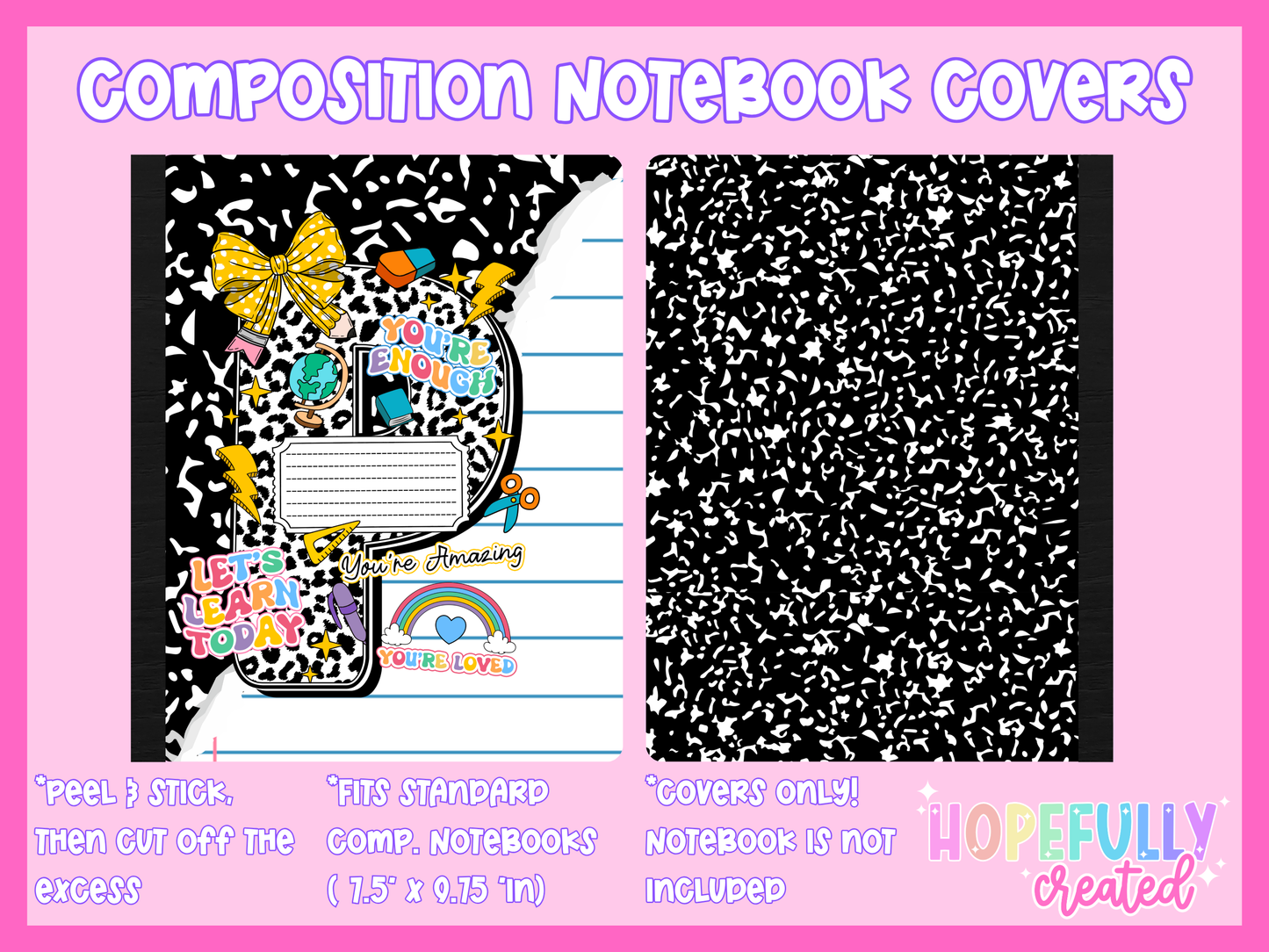 Initial Composition Notebook Cover