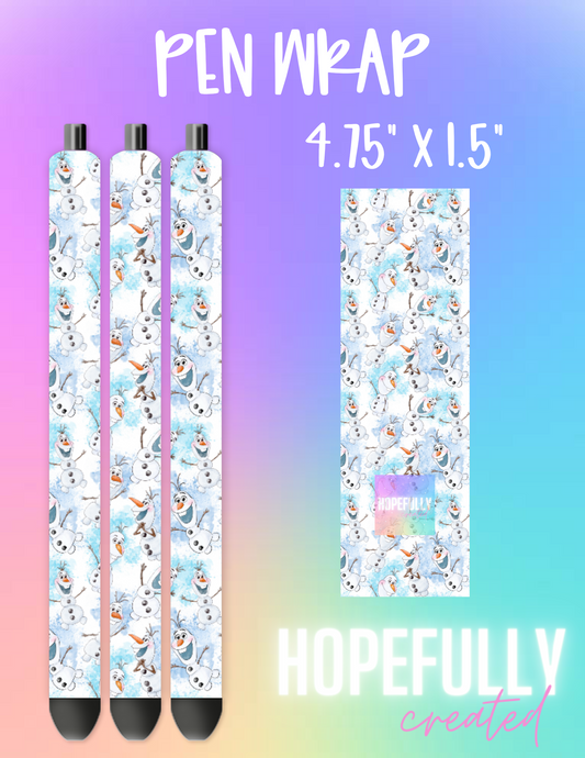 Snowman Pen Wrap-311 VIP