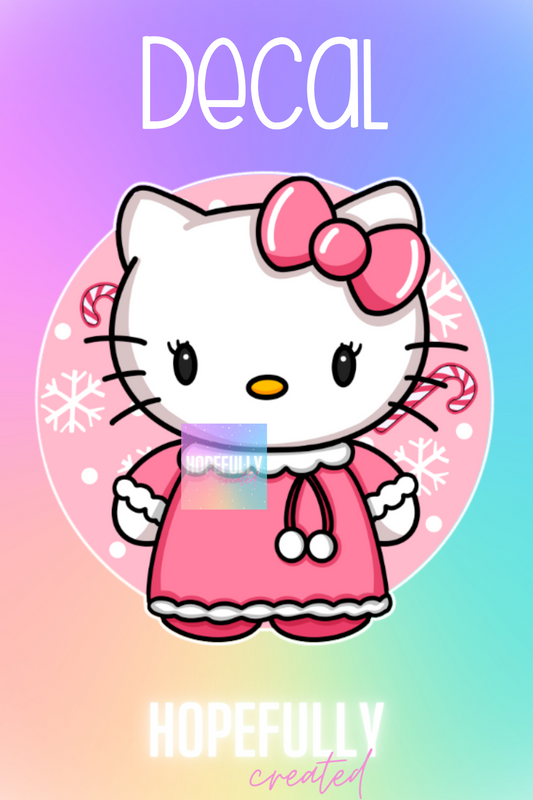 Snowman Kitty Decal-51 VIP