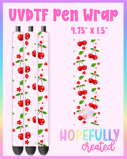 Cherry UVDTF Pen Wrap