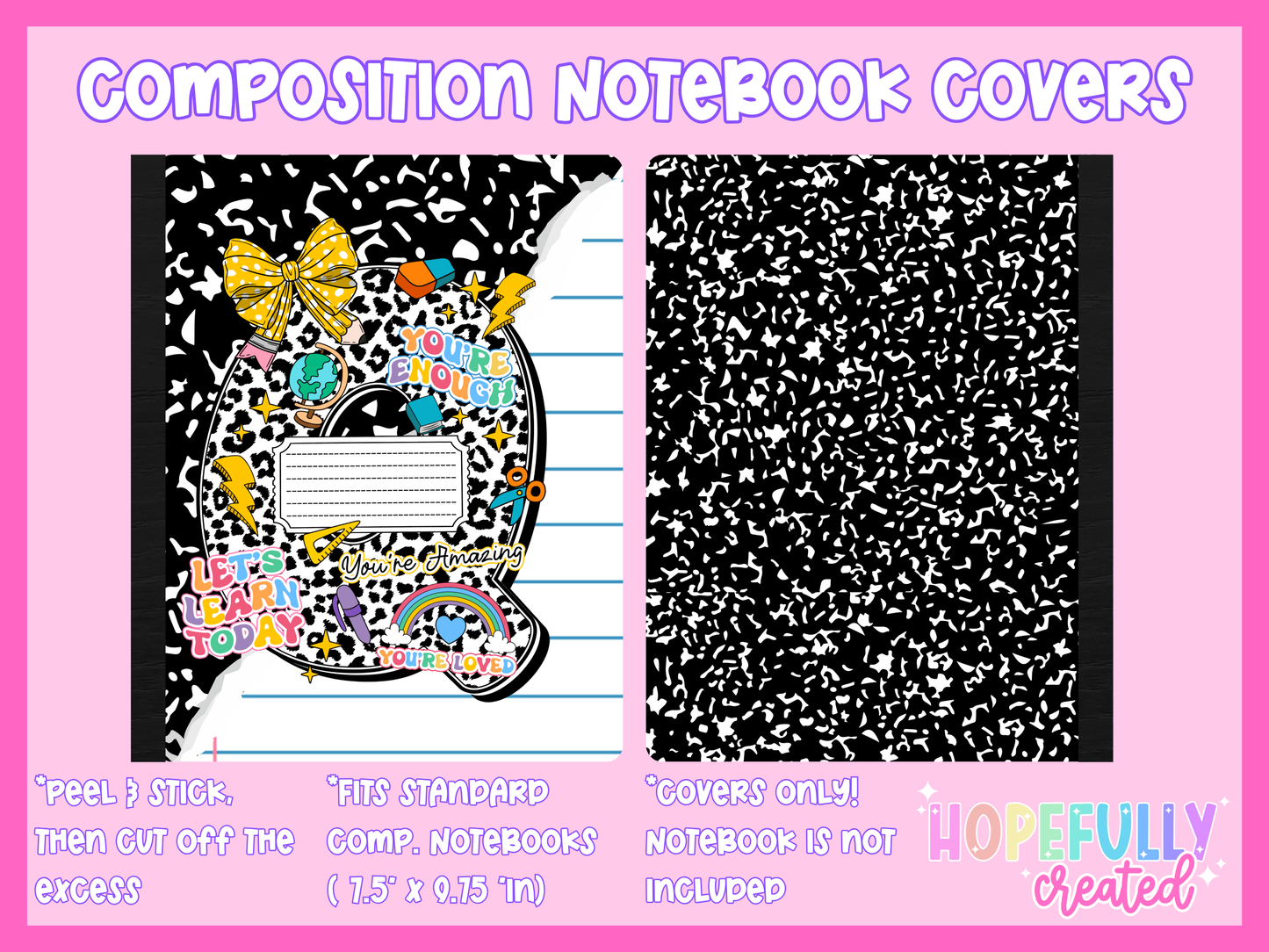 Initial Composition Notebook Cover