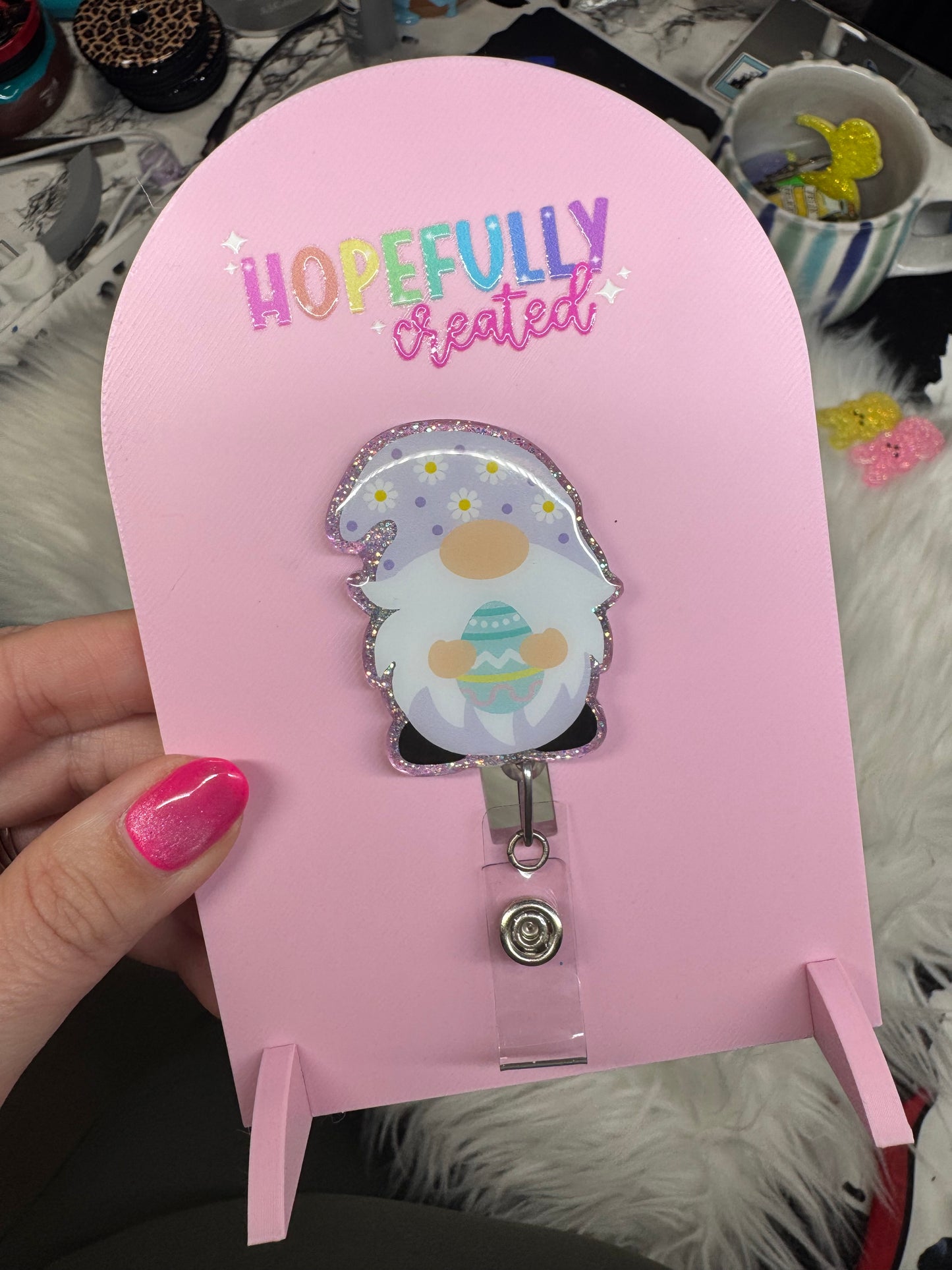 Easter Gnome Badge Reel