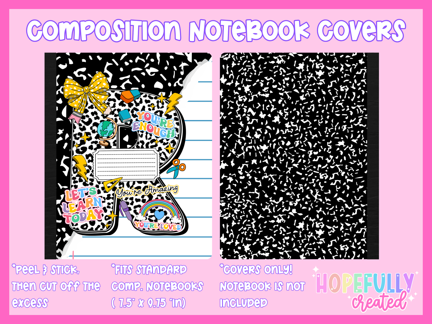 Initial Composition Notebook Cover