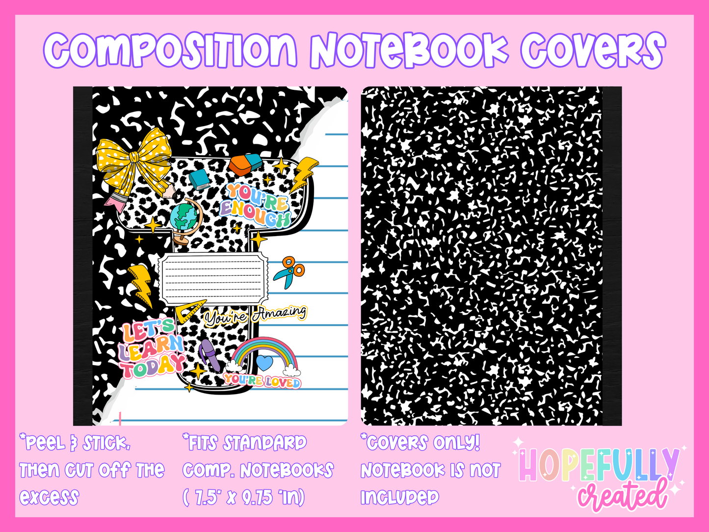 Initial Composition Notebook Cover