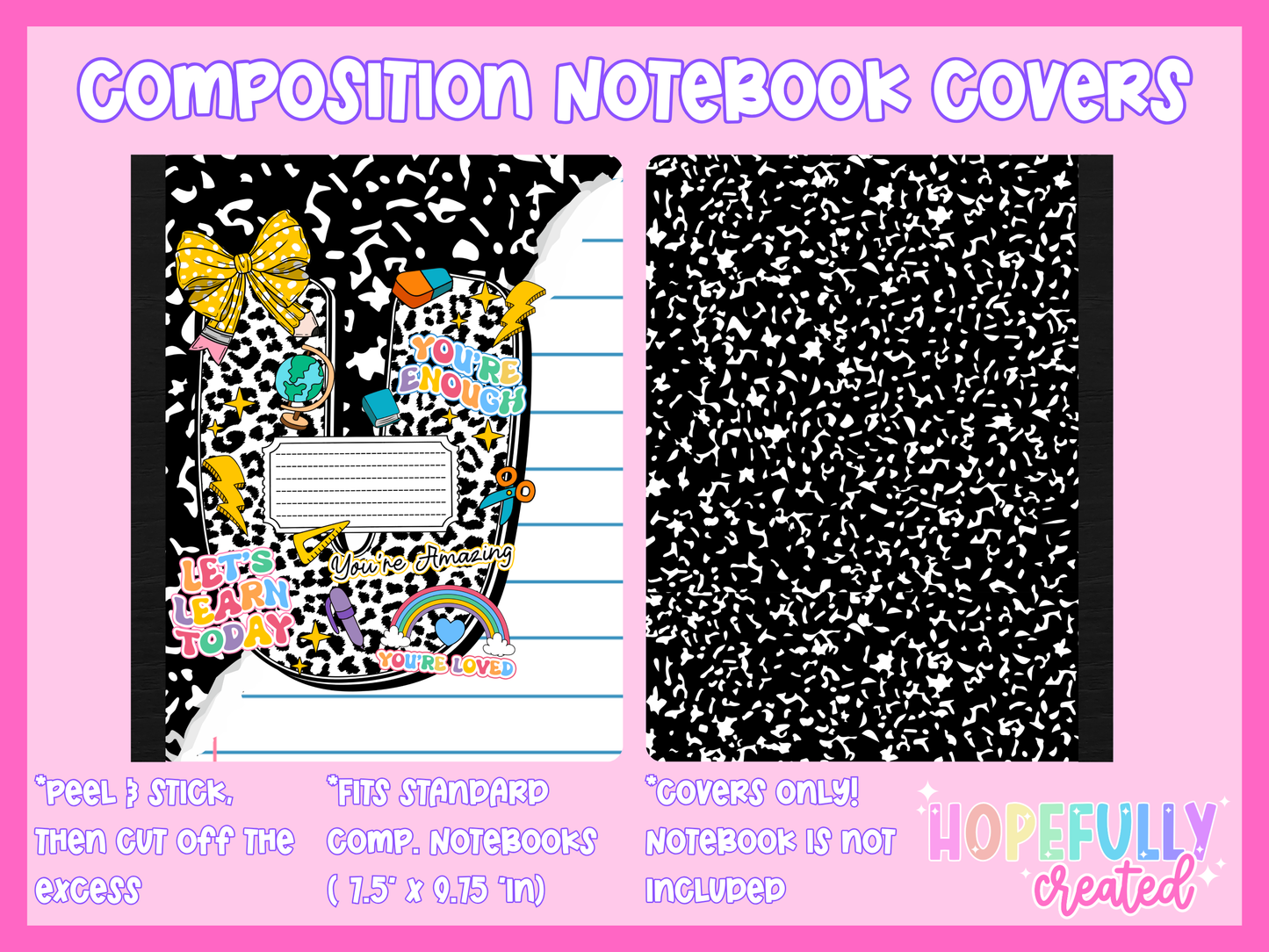 Initial Composition Notebook Cover