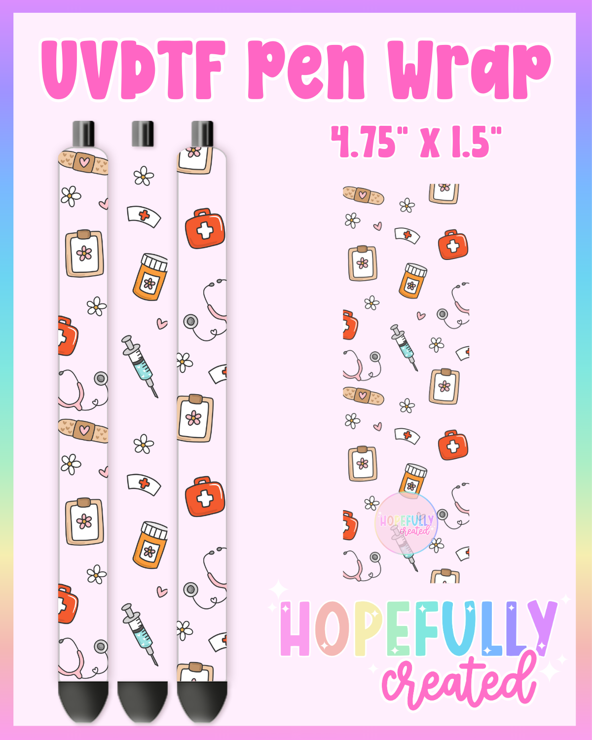Medical UVDTF Pen Wrap