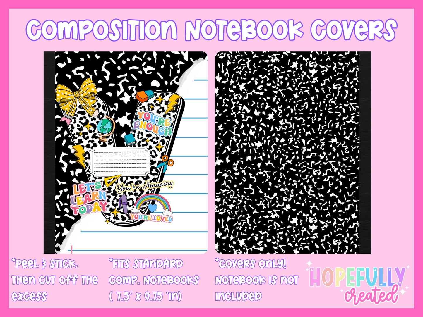 Initial Composition Notebook Cover