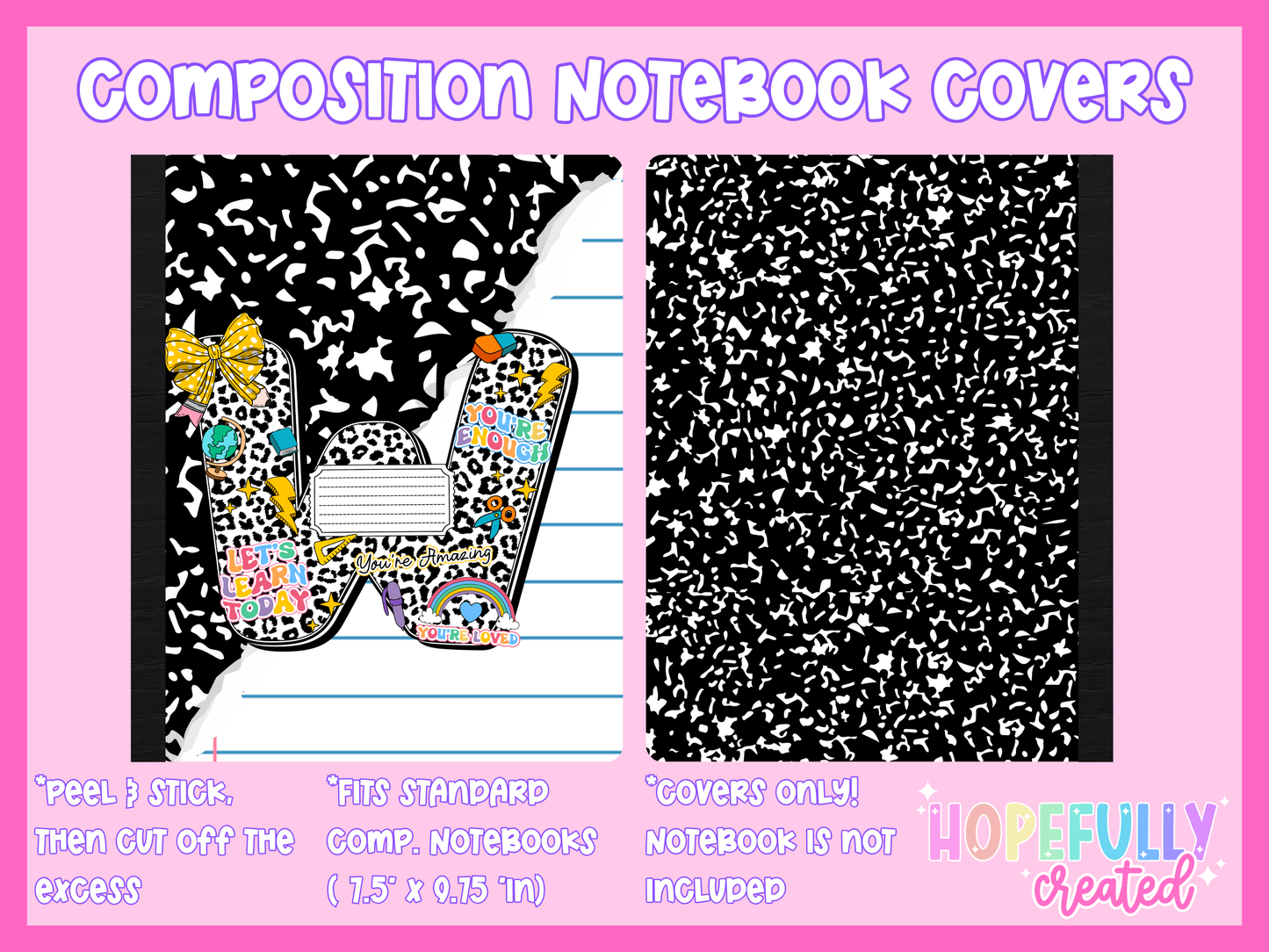Initial Composition Notebook Cover
