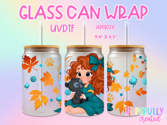 Princess Mer UVDTF Glass Can Wrap