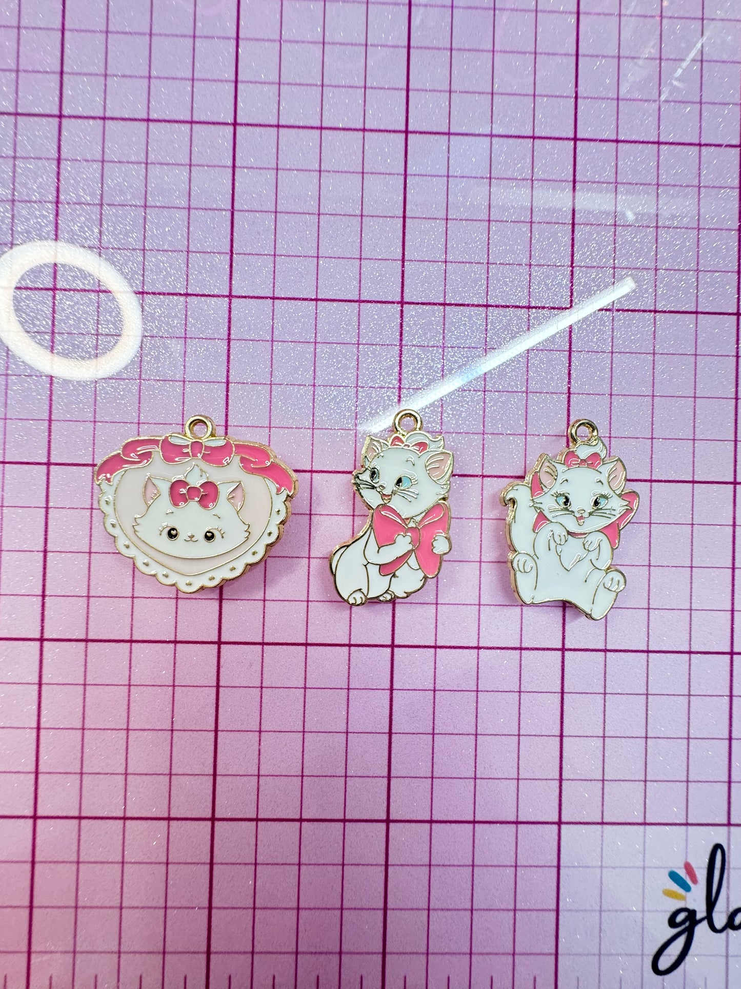 Pink Cat Charm