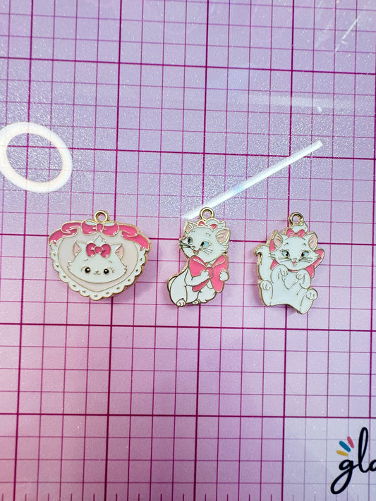 Pink Cat Charm