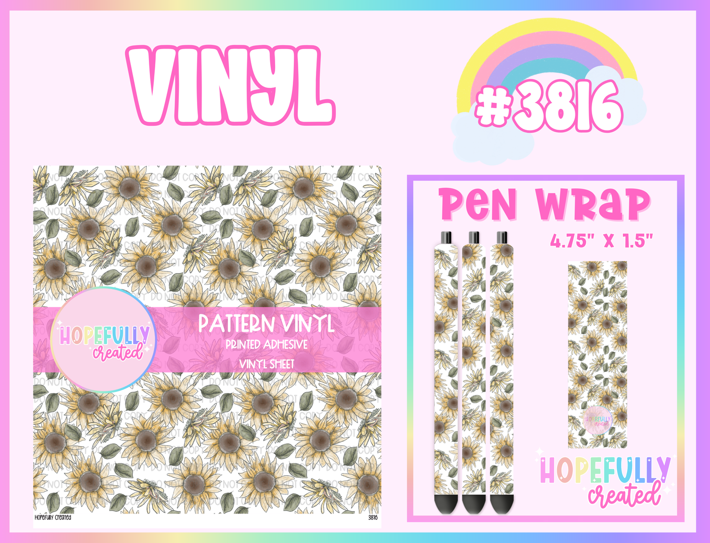 Sunflowers Vinyl Collection - 3816