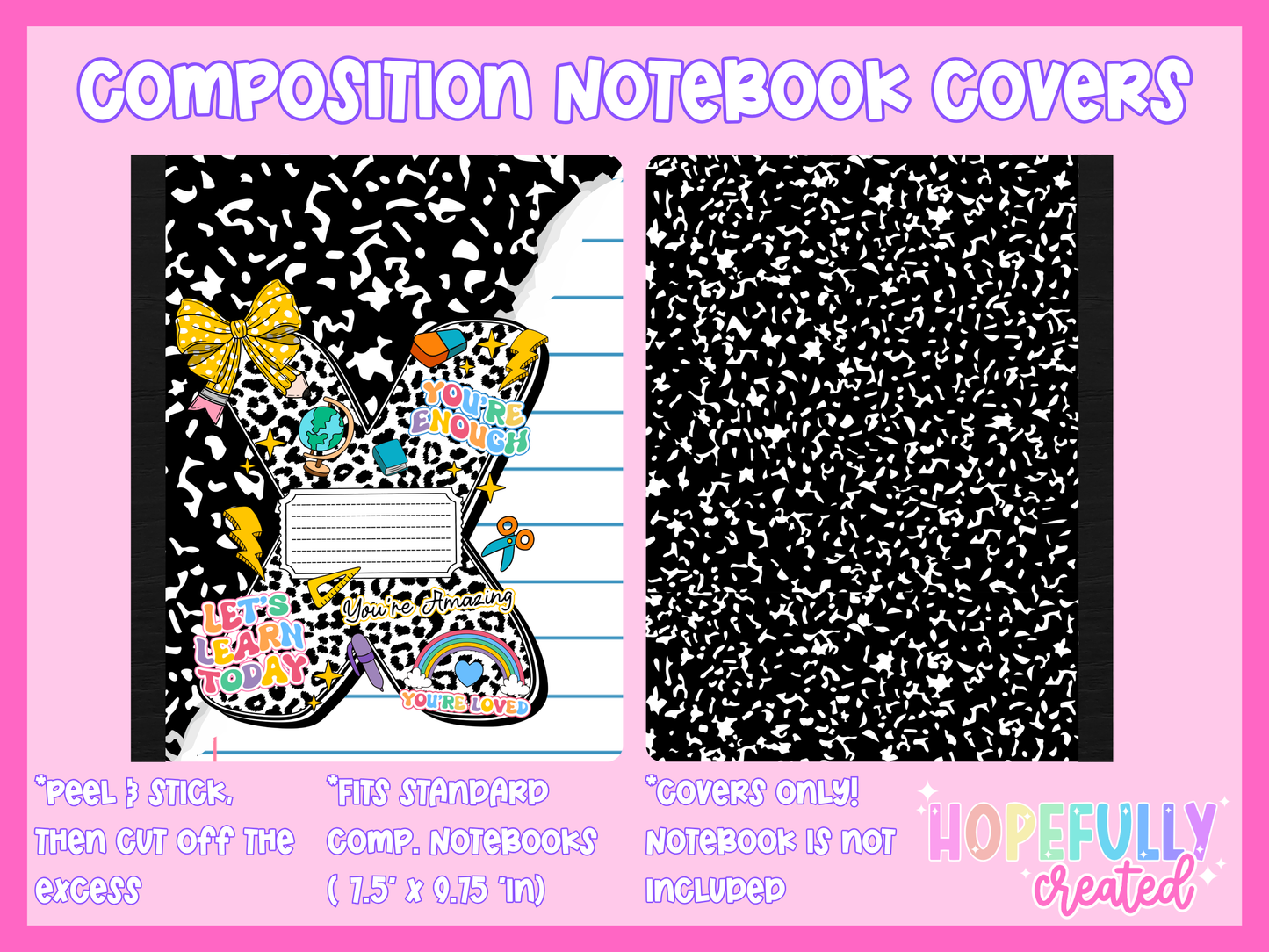 Initial Composition Notebook Cover
