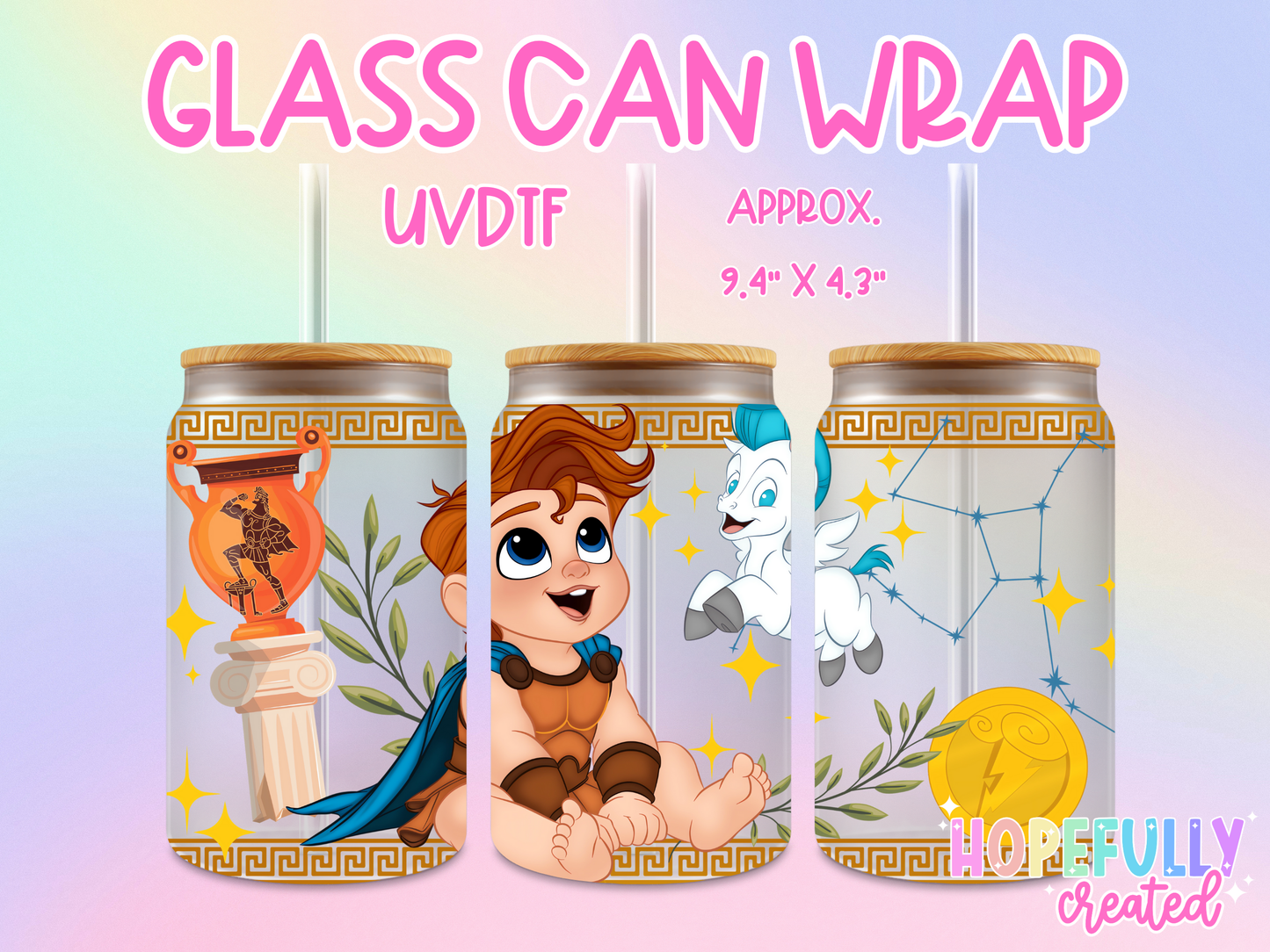 Hercules UVDTF Glass Can Wrap