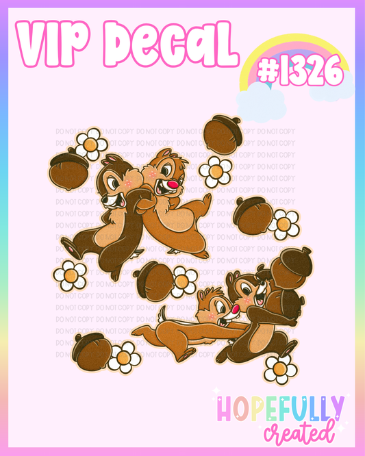 Chipmunk Decal-1326 VIP