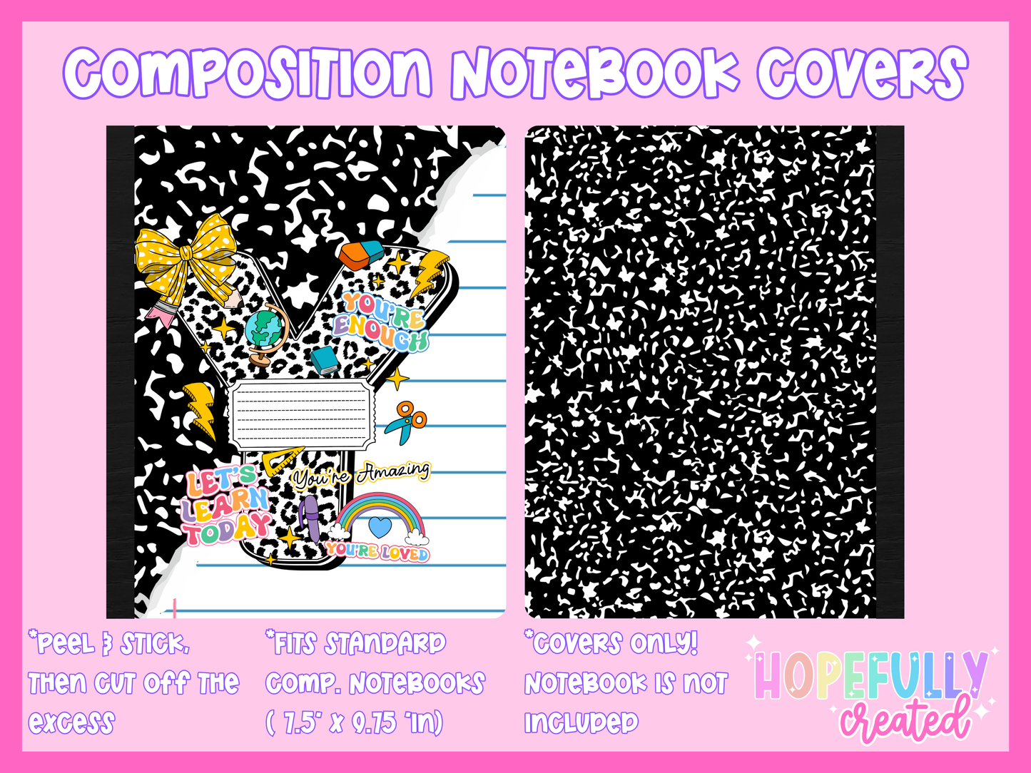 Initial Composition Notebook Cover