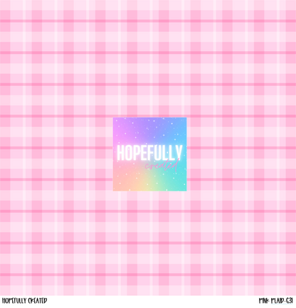 Pink Plaid Vinyl Collection - 631