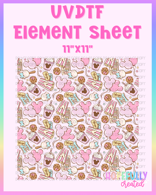 Magical UVDTF Element Sheet