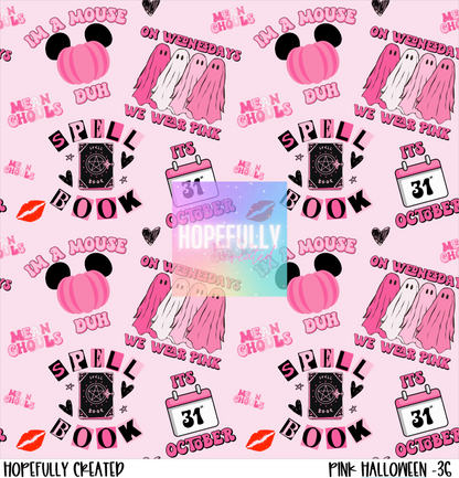 Pink Halloween Vinyl Collection - 36