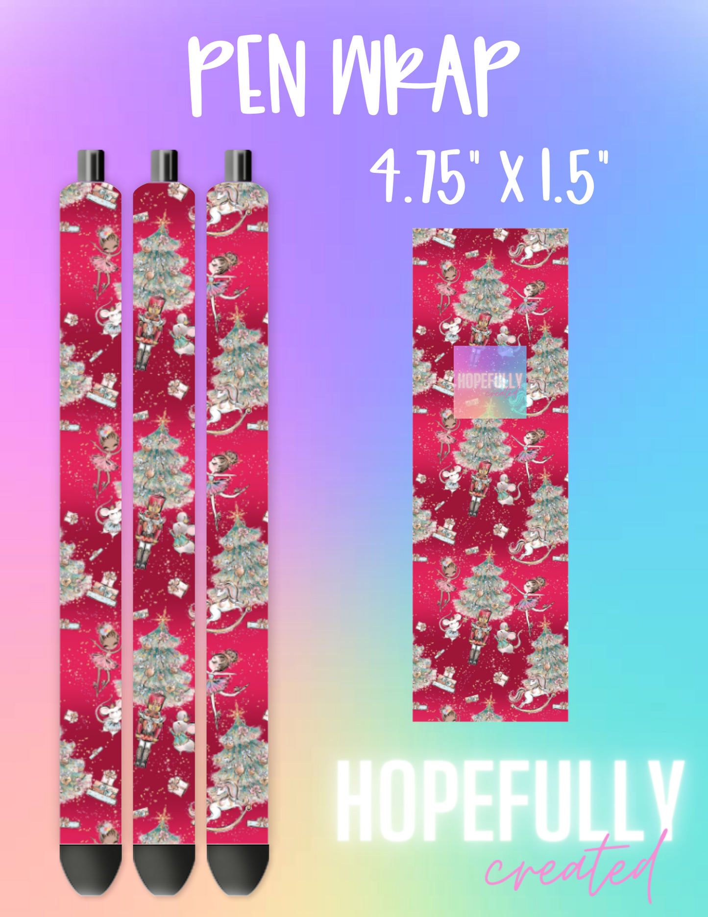 Nutcracker Pen Wrap-571