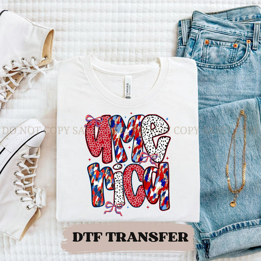 AMERICA - DTF TRANSFER 0255
