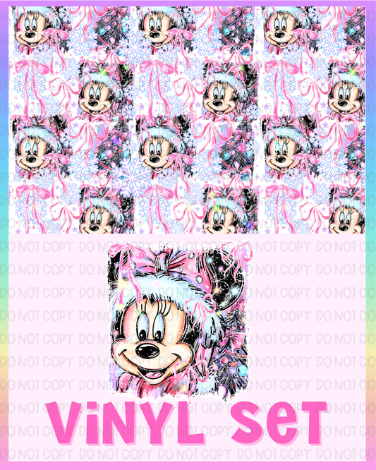 Christmas Mouse Vinyl Set